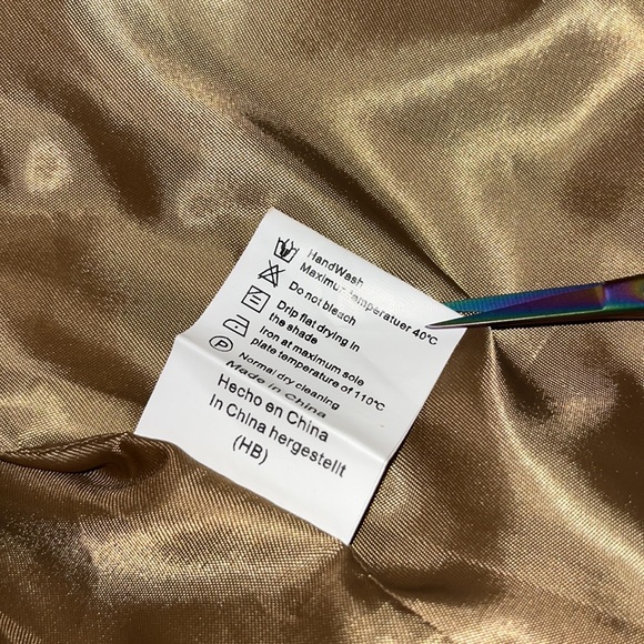 Coofandy Layered Plaid Dress Suit Vest Mens Size Medium Womens large - Picture 12 of 12